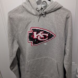 Gray Hoodie with KC Logo New With tags